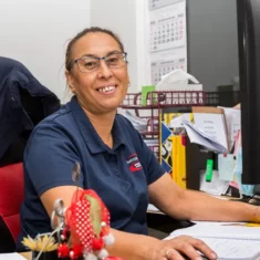 Evelyn - operations manager at national springs