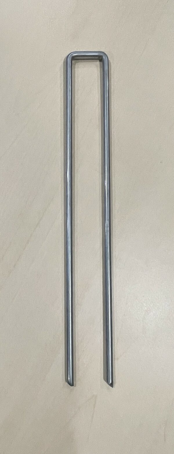 Heavy duty ground staples
