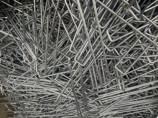 Heavy duty ground staples