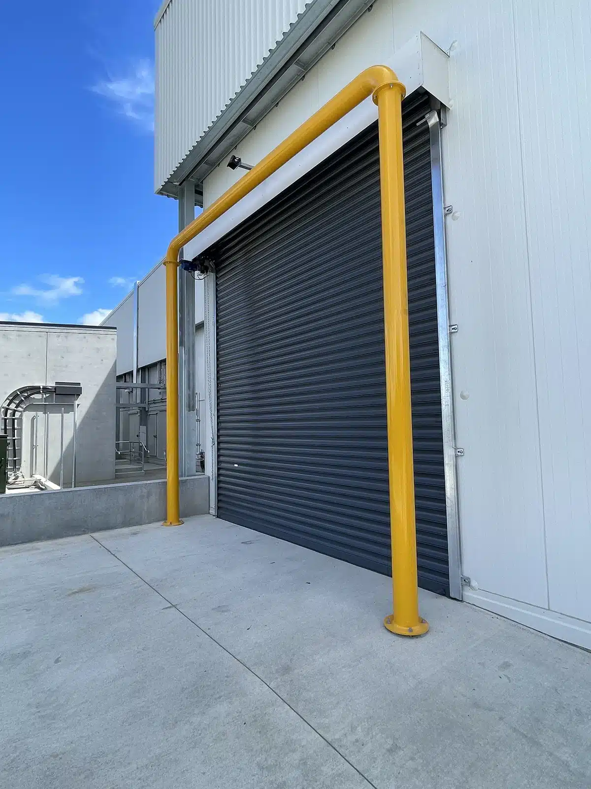 Door frame bollards 3 Full frame bollards