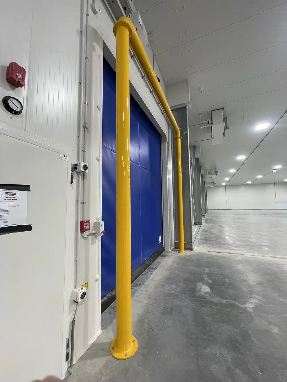 Door frame bollards 5 Full frame bollards