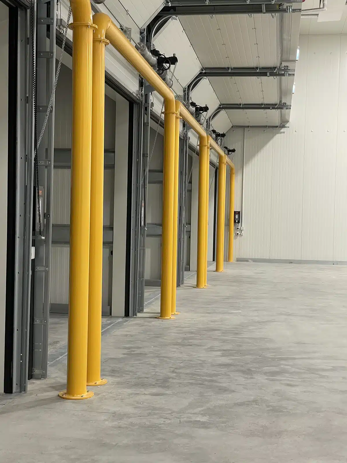 Door frame bollards 6 Full frame bollards