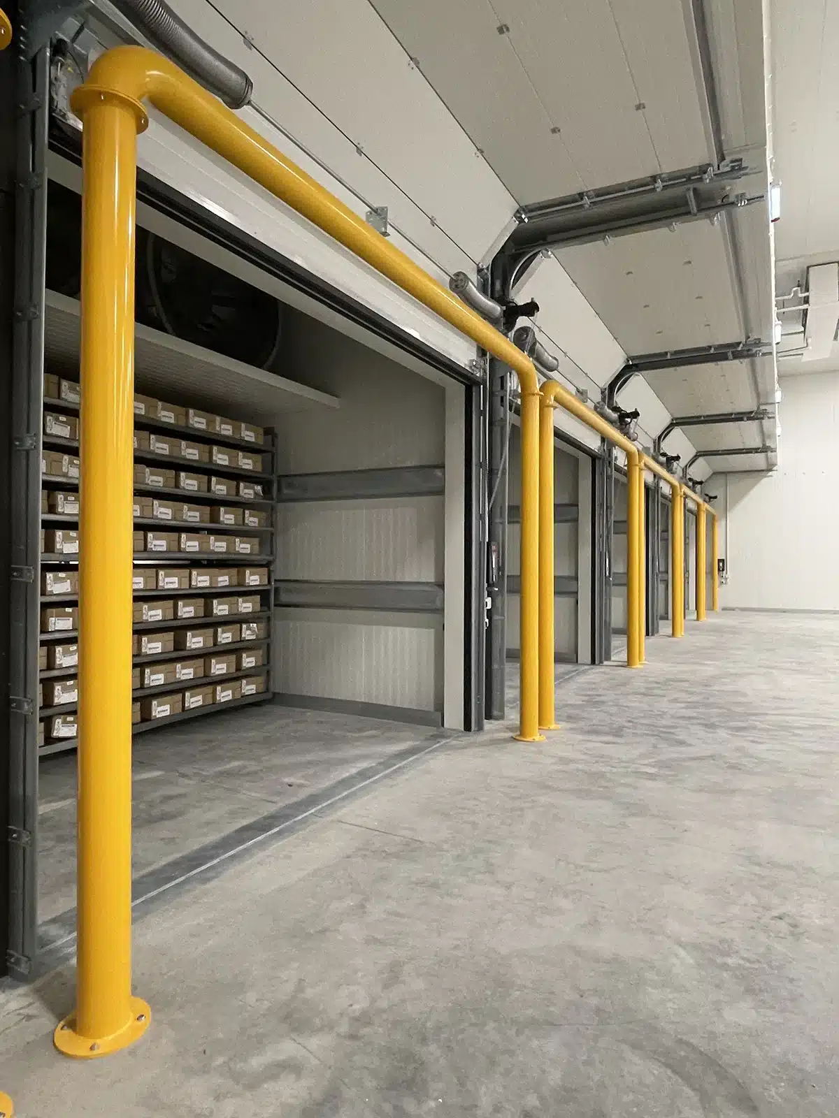 Door frame bollards 7 Full frame bollards