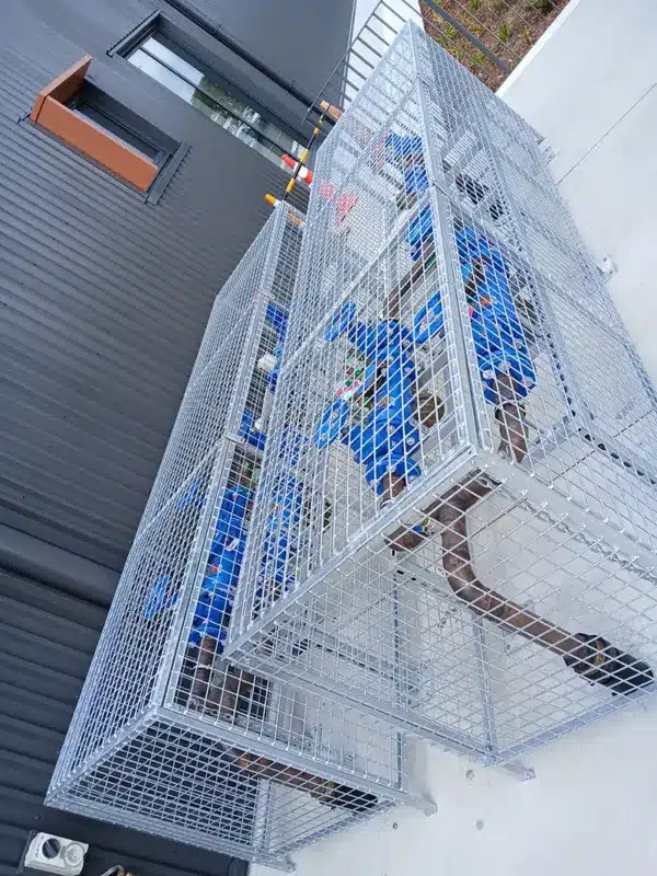 Backflow cages