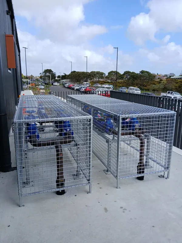 Backflow cages