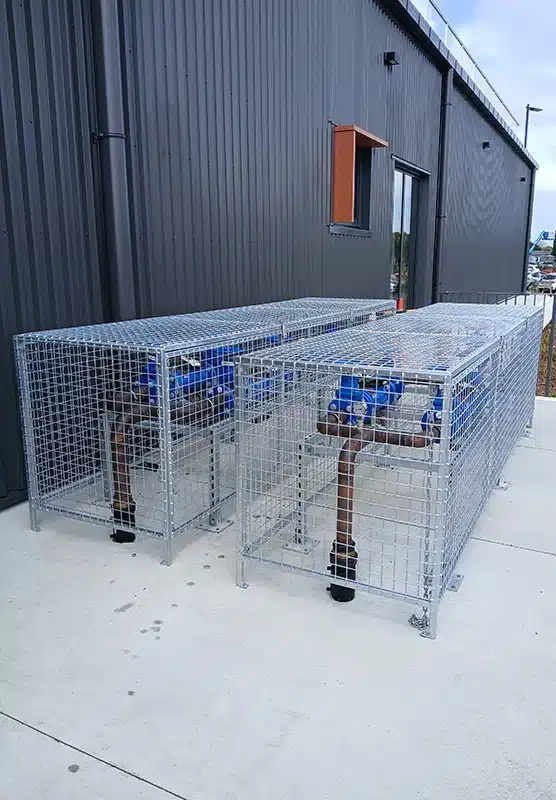 Backflow cages made in nz Backflow cages for units installed above ground